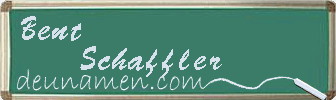 Bent Schaffler Visitenkarte